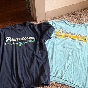 Disney Princesses Graphic Tees - Jasmine and Anna